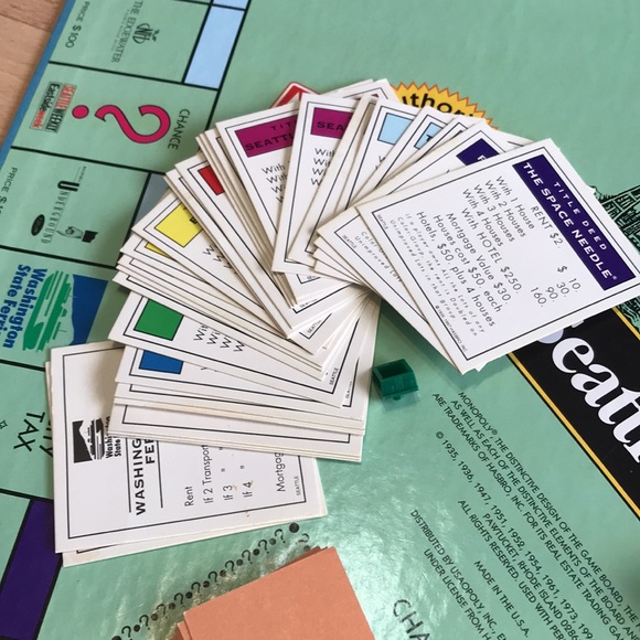 Monopoly Seattle Edition | Real Estate Family Board Game - Picture 2 of 16